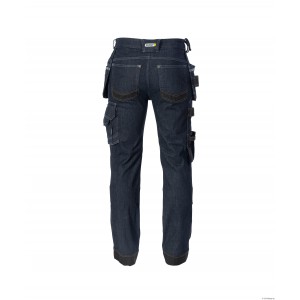 MELBOURNE PLUS - JEANS STRETCH MULTIPOCHES AVEC POCHES GENOUX