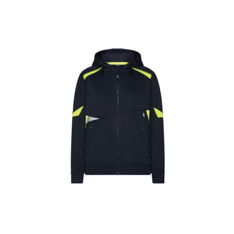 SANTOS WOMEN - SWEATSHIRT FULL ZIP A CAPUCHE LOGIX