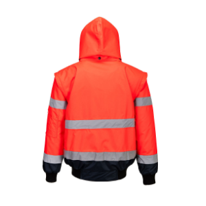 C465 - BLOUSON HV IMPERMEABLE + MANCHES DETACHABLES