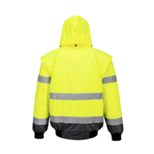 C465 - BLOUSON HV IMPERMEABLE + MANCHES DETACHABLES