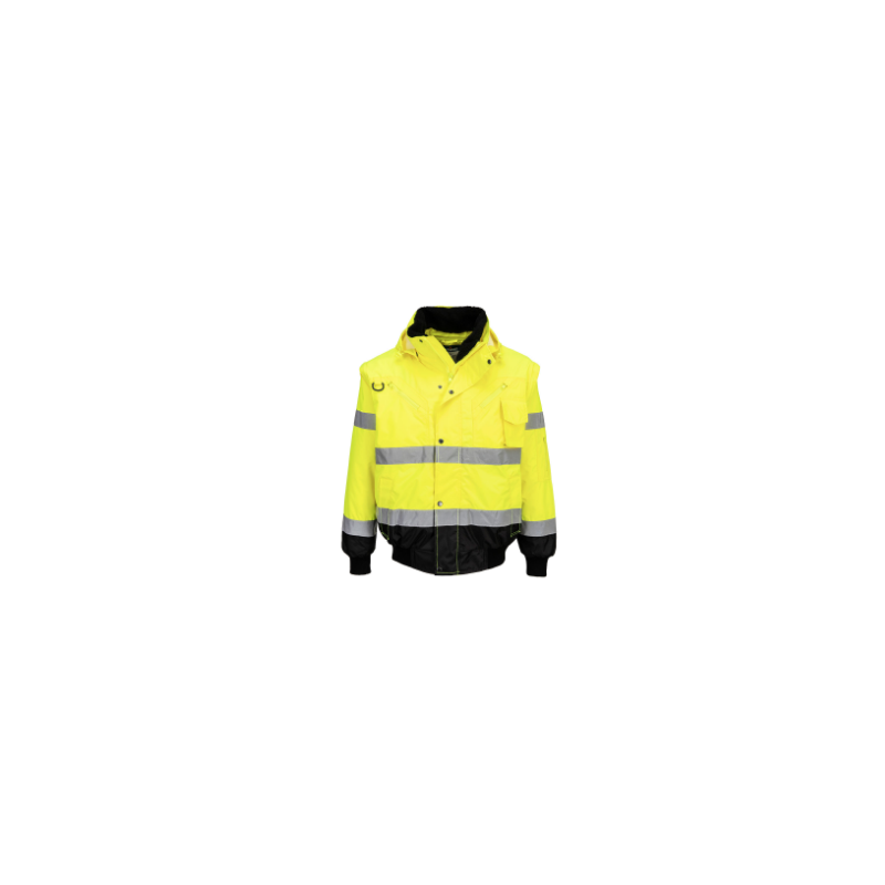 C465 - BLOUSON HV IMPERMEABLE + MANCHES DETACHABLES