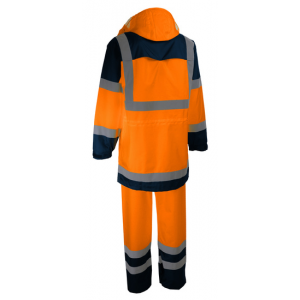 VILO -  ENSEMBLE COMPLET DE PLUIE HAUTE VISIBILITÉ ORANGE