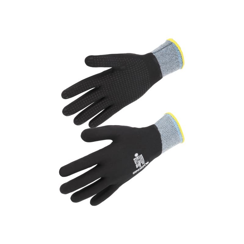 NYMFIT02 - GANTS NYLON TOUT ENDUIT NFT + PICOTS