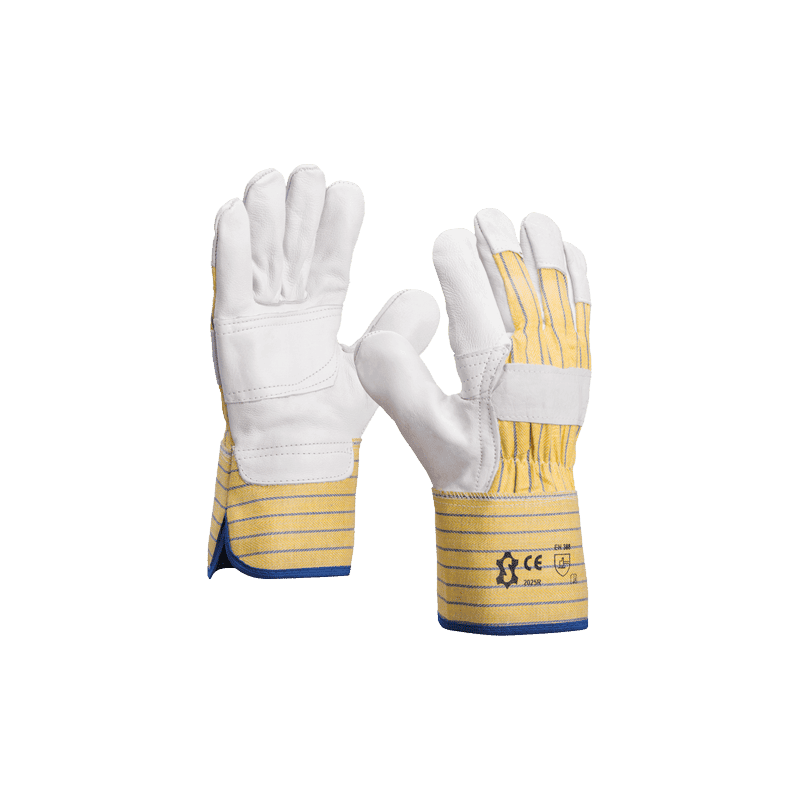 2025R - GANTS DOCKER CUIR FLEUR DE BOVIN RENFORT PAUME & MTE