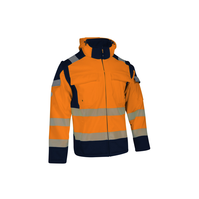 VILMIO / VILMIA - VESTE HV SOFTSHELL 2X1 MANCHES AMOVIBLE