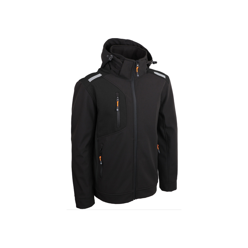 VINTER - VESTE SOFTSHELL 96% POLYESTER 4% ÉLASTHANNE 300G/M²