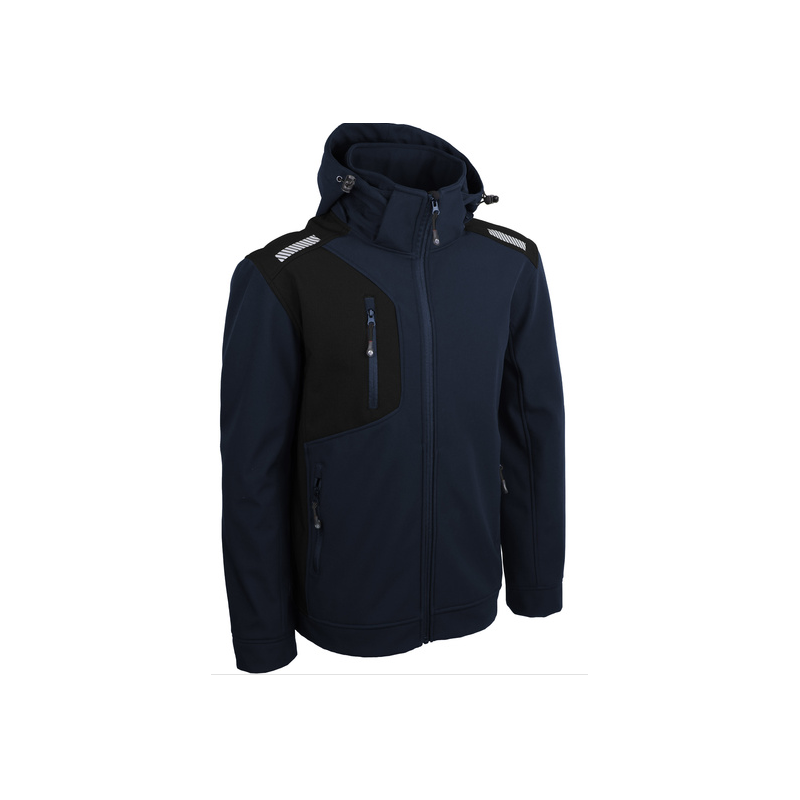 VINTAM - VESTE SOFTSHELL 96%POLYESTER 4%ÉLASTHANNE 300G/M²