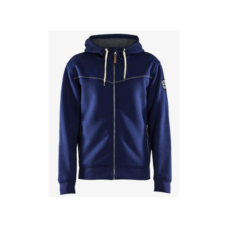 4933 - SWEAT ZIPPE A CAPUCHE DOUBLURE THERMIQUE