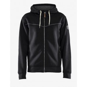 4933 - SWEAT ZIPPE A CAPUCHE DOUBLURE THERMIQUE