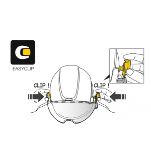 VIZIR - LUNETTE DE PROTECTION AVEC EASYCLIP POUR VERTEX ET STRATO